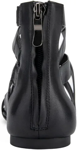 Miniatura 8 de Aerosoles Sandalias planas Harper para mujer, Cuero negro