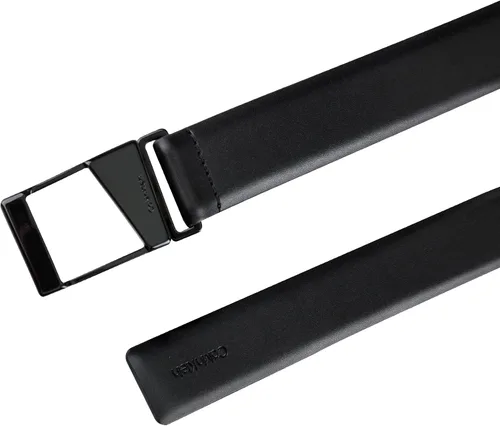 Miniatura 4 de Calvin Klein Cinturón de vestir para hombre, plateado