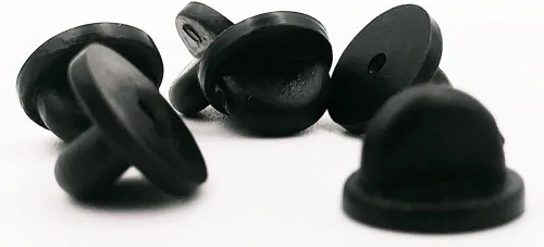 Miniatura 4 de 100 Goma de PVC. Pin Backs – Mariposa Embrague