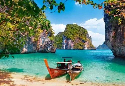 Miniatura 2 de CASTORLAND Rompecabezas de 1000 piezas, Ko Phi Phi Le, Tailandia, Asia, rompecabezas de vacaciones, lugar turístico, playa, rompecabezas del océano