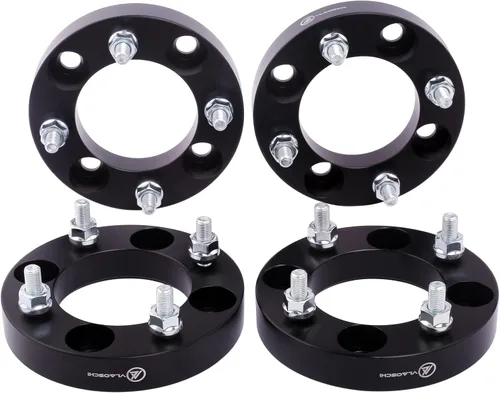 Negro Forjado 4x110 a 4x137 Adaptadores de Rueda para ATV 1.25 Pulgadas con Pernos 10x1.25 Compatibles con Honda Suzuki-Yamaha-Kawasaki 4 Lug para
