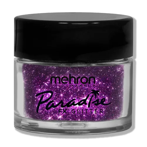 Miniatura 13 de Mehron Makeup Paradise Glitter FX Cosmético profesional para maquillaje y arte Brillantina suelta vibrante y brillante de 0.25 oz (7 g) (negro)
