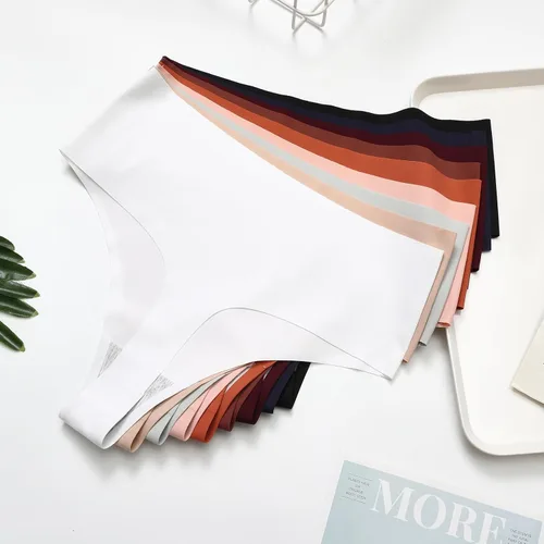 Miniatura 4 de Wealurre Ropa interior para mujer, de cintura alta, sin costuras, transpirable, no se ve, paquete de 6