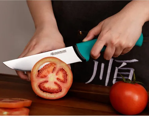 Miniatura 7 de YOUSUNLONG Cuchillo de carnicero para procesamiento de carne 6 "(152 mm) - Hoja de acero de molibdeno de alto carbono premium - Cuchillo de chef