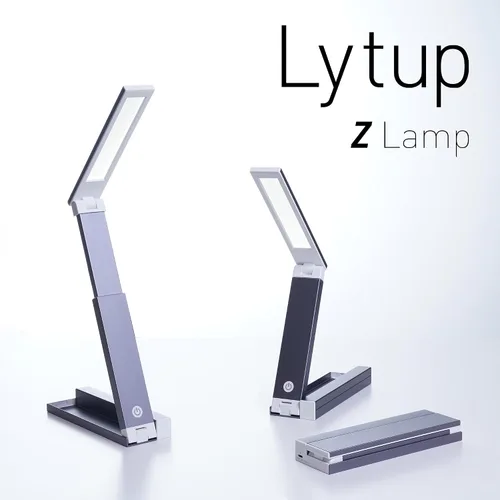 Miniatura 2 de Lámpara de escritorio LED portátil – ultracompacta, plegable, brillo ajustable, rotación de 180 grados, carga rápida tipo C para el hogar, oficina