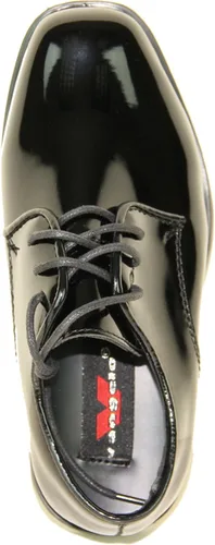 Miniatura 2 de VANGELO Zapato de vestir Oxford con cordones para niños, zapatos de esmoquin para bailes, uniformes, bodas, eventos formales, tamaño desde niños