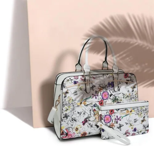 Miniatura 2 de Dasein - Juego de bolso y monedero para mujer, set de 2 piezas con 3 compartimentos, bolso con asa superior y correa para el hombro
