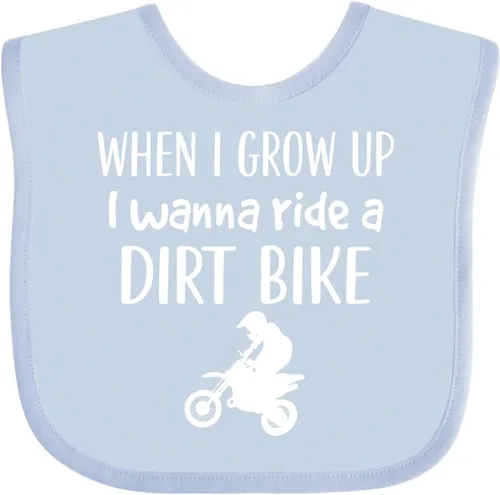Miniatura 15 de inktastic Babero para bebé de motocross Future Dirt Biker