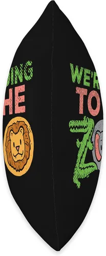 Miniatura 2 de Funny Zoo Lover Gifts Going to The Zoo Trip Safari Visit Adventure Wildlife Kids - Almohada de 16 x 16 pulgadas, multicolor