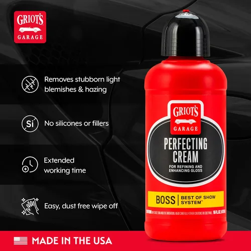 Miniatura 3 de Griot's Garage BOSS Crema perfeccionadora para pulir y detallar automóviles, pulido ligero, arañazos finos, removedor de remolinos para vehículos