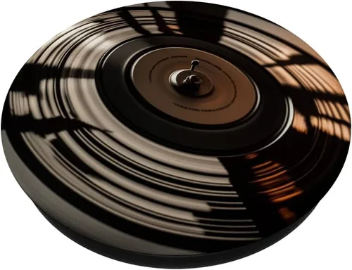 Miniatura 2 de Disco de vinilo LP vintage para fanáticos de la música retro, PopSockets intercambiables PopGrip