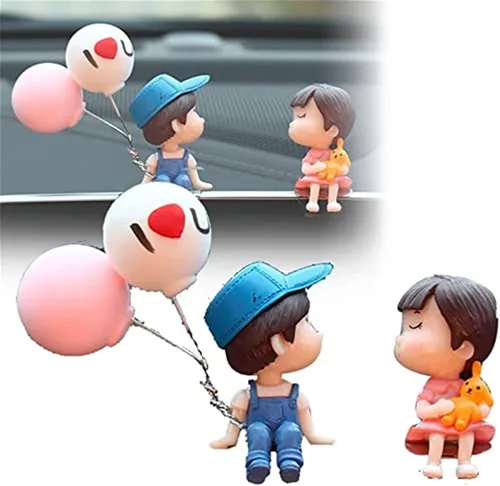 Miniatura 14 de Lindos adornos para pareja, lindo adorno interior de automóvil para parejas, decoración de automóvil, lindas parejas de dibujos animados, accesorios