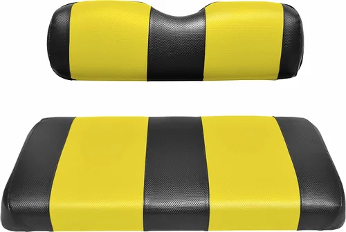 Miniatura 13 de Juego de fundas universales de repuesto para asiento trasero de carrito de golf, hechas con vinilo de grado marino, instalación de grapas