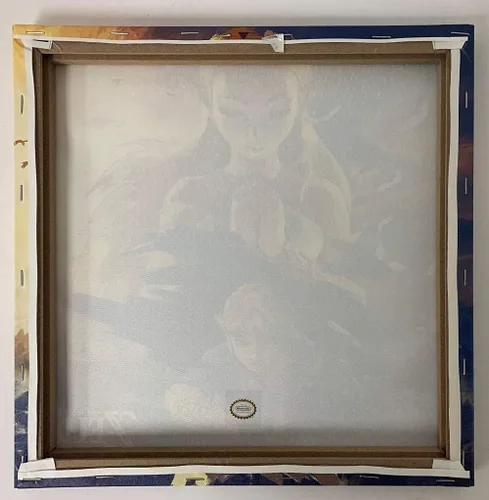 Miniatura 7 de Póster impreso en lienzo de The Legend of Zelda Breath of the Wild de 12 x 12 pulgadas, decoración artística de pared - Link and Zelda