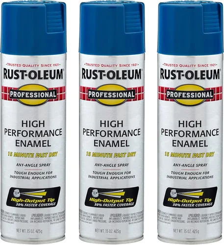Miniatura 13 de Rust-Oleum 7515838 Pintura en aerosol de esmalte profesional de alto rendimiento, 14 onzas, aluminio