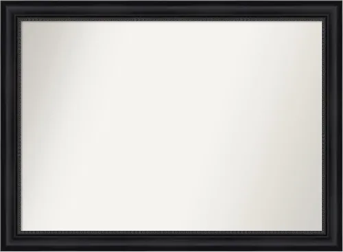 Miniatura 142 de Amanti Art Espejo personalizado, espejo de baño negro Astor, espejo de pared o espejo de tocador de baño sobre el fregadero (25 x 25 pulgadas)