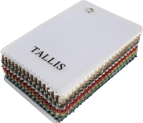 Miniatura 3 de ChadMade Tallis Collection Folleto de muestra de tela en 5.9 in de largo x 3.9 in de ancho x 2.2 in de alto, mezcla de lino y poliéster, peso medio