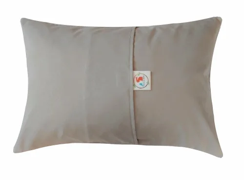 Miniatura 2 de Ella & Max Funda de almohada para niños pequeños. Gris. Se adapta a almohadas de 13 x 18 y 14 x 19 pulgadas. Fácil de lavar y no planchar. Hecho a