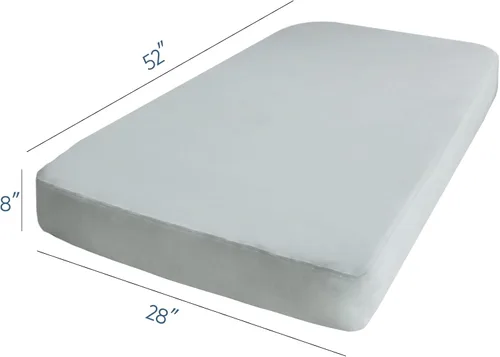 Miniatura 4 de Sábanas ajustadas elásticas para cuna para niños y niñas, paquete de 2 - Sábanas ajustadas para cuna neutrales para cuna estándar y cama para niños