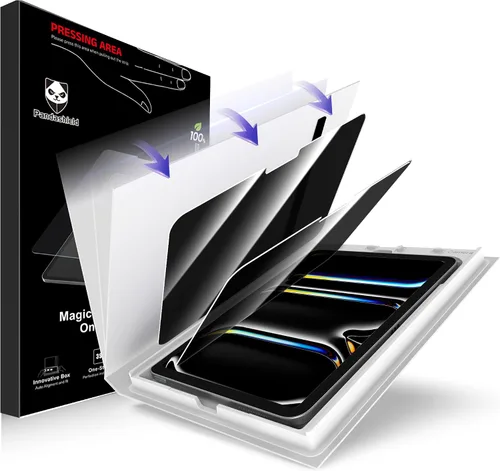 Miniatura 21 de PandaShield Paquete de 2 protectores de pantalla de privacidad de fácil instalación para iPad Air [11 pulgadas] M4/M3/M2 (2026/2025/2024)