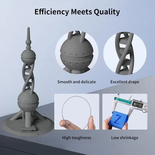 Miniatura 4 de ANYCUBIC Filamento para Impresora 3D de Alta Velocidad 1.75mm, Imprime hasta 10 Veces Más Rápido, Filamento PLA Rápido con Alta Calidad de 2.2 lbs