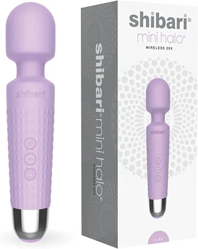 Miniatura 10 de Shibari Mini Vibrador Halo, Masajeador de Varita, Inalámbrico, Silencioso, Alta Potencia e Impermeable, Estimulación del Clítoris por Vibración