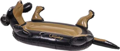 Miniatura 11 de Flotador inflable de verano para perros negros, para adolescentes, adultos y mascotas