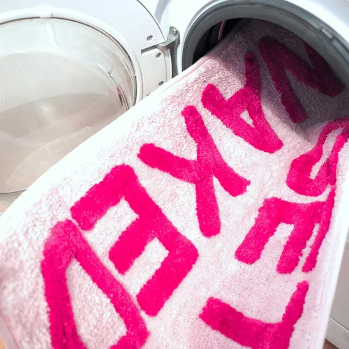 Miniatura 8 de Evovee Alfombra de baño de 20 x 31.5 pulgadas, divertida y bonita, alfombra de baño con texto "Get Naked", divertida decoración de baño, divertida