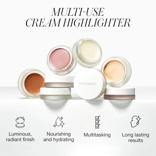Miniatura 2 de RMS Beauty Luminizer - Maquillaje iluminador en crema, iluminador facial e iluminador de ojos de esquina interior, bálsamo luminoso para maquillaje