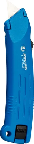 Miniatura 8 de Jonard KN-7 Cuchillo Ergonómico para Empalme de Cables con Mango de Goma Termoplástica, Azul, 6-1/4" de Longitud