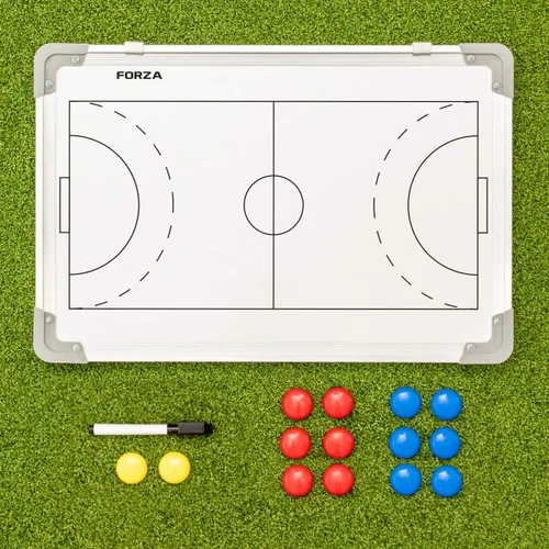 Miniatura 11 de FORZA Pizarra blanca de entrenamiento deportivo de doble cara de 18 x 12 pulgadas 13 opciones deportivas – Marcadores magnéticos, bolígrafo