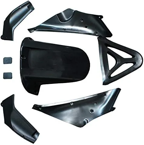 Miniatura 6 de Kit de carenado sin pintar Carenados de inyección ABS motocicleta para Yamaha YZF R1 2000-2001 (15 piezas)