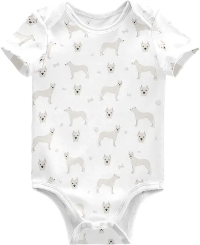 Miniatura 18 de vvfelixl Trajes de bebé lindos conjuntos de cachorros de manga corta de algodón ropa de bebé para niños niñas 0-24 meses