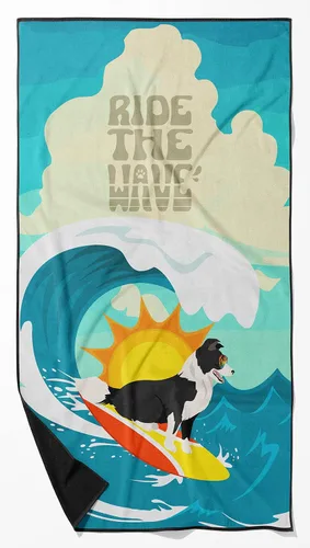 Miniatura 36 de Caroline's Treasures MLM1178TWL3060 Surfer Dog Airedale Terrier - Toalla de playa de gran tamaño, manta de playa, piscina, artículos esenciales
