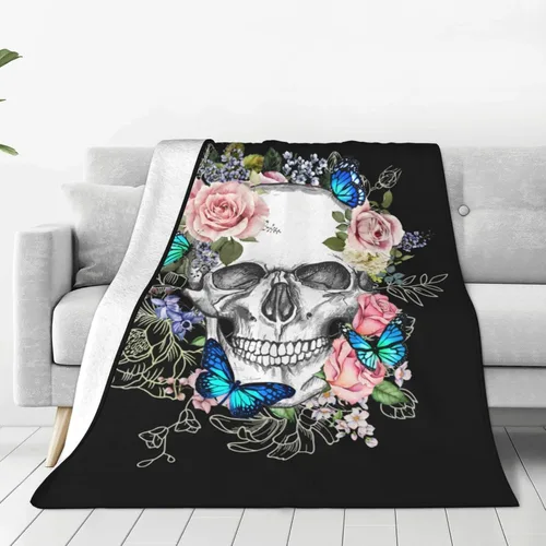 Miniatura 10 de Manta de flores de gato, suave, cálida, ligera, acogedora manta de felpa para cama, sofá, oficina, decoración de regalos para niños y mujeres, 50 x
