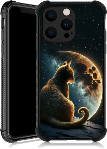 Miniatura 28 de ZHEGAILIAN Funda compatible con iPhone 13 Pro, fundas Cat Heartbeat 13 Pro para niñas, esquinas reforzadas, TPU suave, a prueba de golpes, Latido
