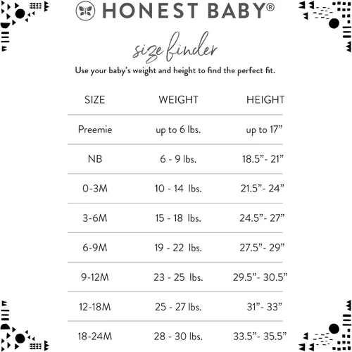 Miniatura 6 de HonestBaby baby-girls 5-pack Short Sleeve Bodysuits One-piece 100% Organic Cotton for Infant Baby Girls