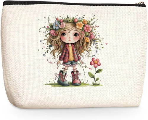 Miniatura 12 de Wenboco Regalos de baile, regalos de recital de baile para niñas pequeñas, regalo para hermana, regalo de ballet, bolsa de maquillaje 02 Multicolor