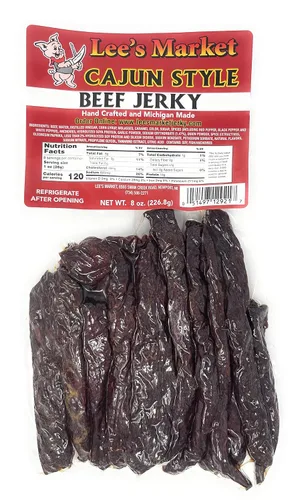 Miniatura 10 de Lee's Market Carne seca de rábano picante - Suave y tierna - Bocadillo saludable bajo en carbohidratos y sin gluten - Apto para paleo y keto