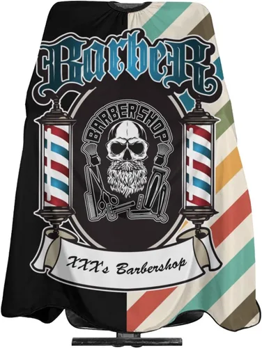 Capa de peluquería personalizada, añade tu foto, texto, logotipo, capa de peluquería personalizada para hombres, capa de corte de pelo personalizada