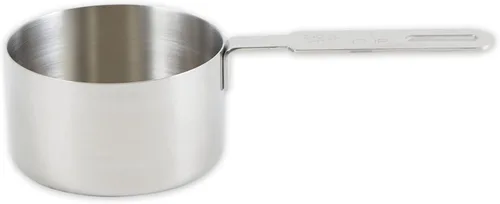 RSVP International Endurance Collection Herramientas de medición de cocina, aptas para lavavajillas, 1 taza, individual, acero inoxidable