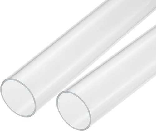 Miniatura 7 de MECCANIXITY Tubo acrílico transparente rígido redondo 18mm (0.7") ID 0.866 in (7/8") OD 14" para lámparas y linternas, sistema de refrigeración por