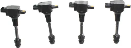 Bobina de encendido para Nissan X-Trail 2005 2006 | Juego de 4 bobinas por paquete | 12 V | Diseño de bobina en enchufe