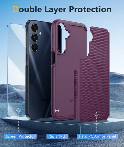 Miniatura 808 de FNTCASE Funda para iPhone 17 Pro: Fundas delgadas translúcidas de color azul claro compatibles con MagSafe, protección completa de la cámara