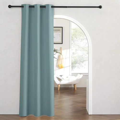 Miniatura 139 de RYB HOME - Cortinas extra largas con bloqueo de luz, persianas opacas insonorizadas para privacidad para cine en casa, oficina, fondo de patio, sala