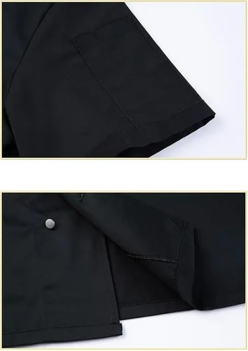 Miniatura 6 de Chef Uniform for Women Men Chef Jacket Short Sleeve Lightweight Chef Coat Comfortable for Kitchen Cooking