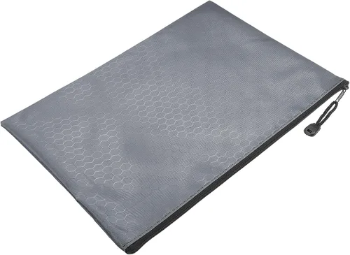 Miniatura 16 de PATIKIL Bolsas impermeables con cremallera, paquete de 10 unidades tamaño A4 para documentos organizador de almacenamiento para suministros de Azul