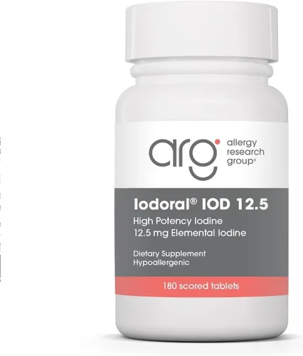 Miniatura 11 de ARG Optimox Yodoral 6.25 mg - Suplemento de yodo y potasio para apoyo al equilibrio tiroideo y metabólico, libre de soja y gluten, 90 porciones, 90