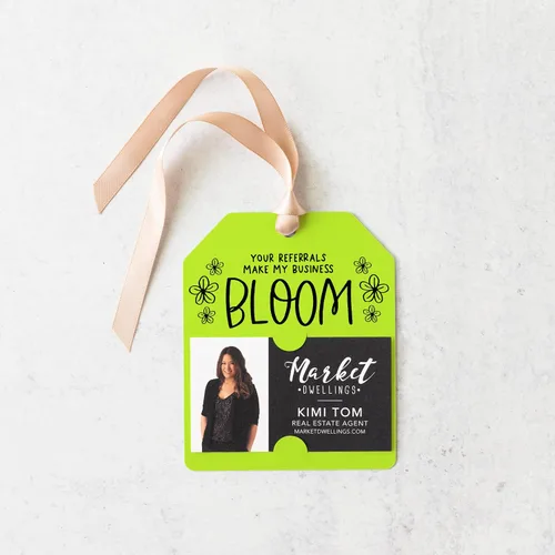 Miniatura 6 de Your Referrals Make My Business Bloom" Pop By Gift Tag 56-GT001