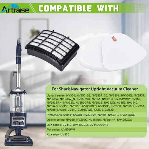 Miniatura 3 de Filtros para aspiradora Shark Navigator Lift Away Deluxe Vertical Reemplazo UV540 UV440 NV360 NV350 NV351 NV352 NV355 NV356 NV357 NV370 NV391 UV490